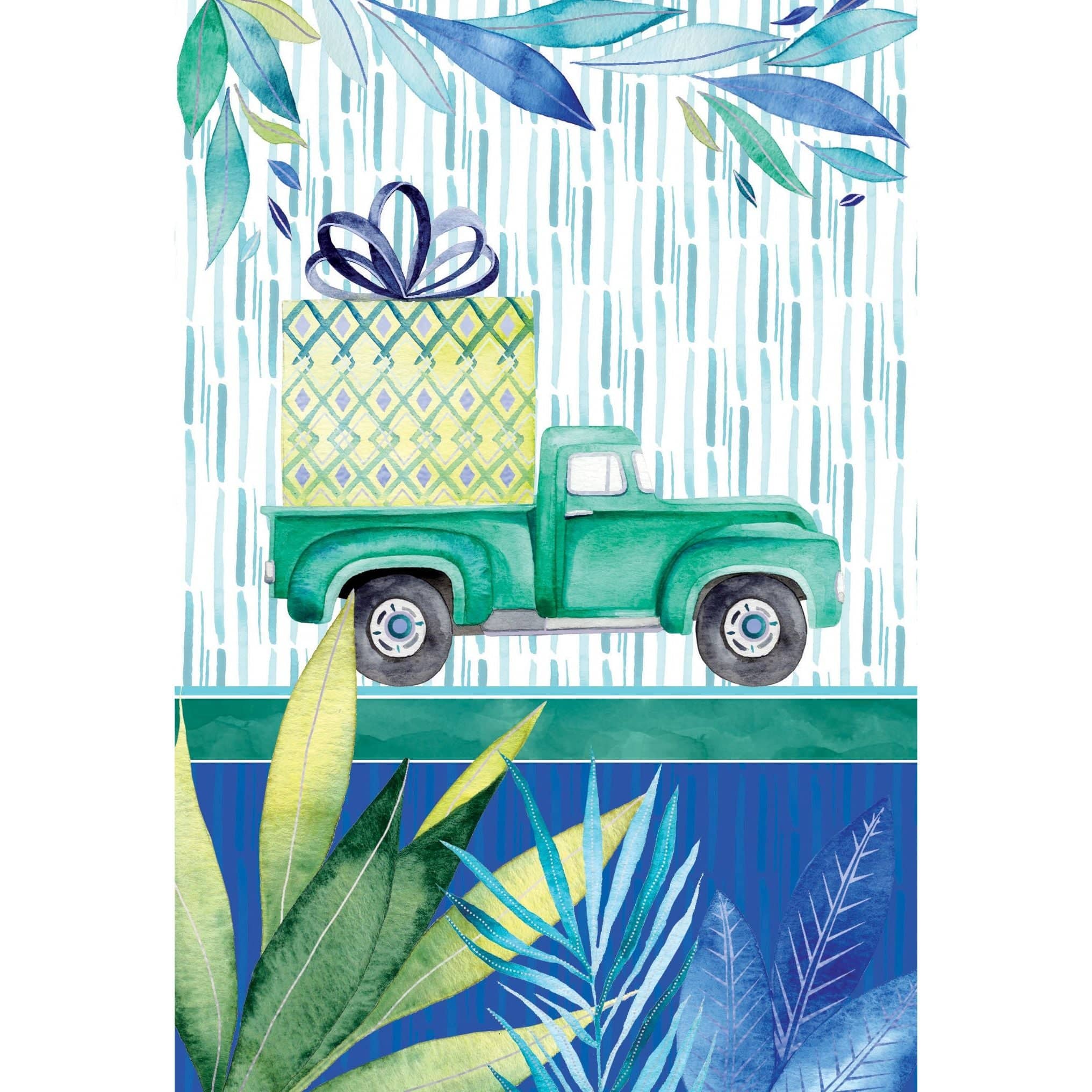 Pictura Pickup Truck birthday card for him, featuring a realistic illustration of a pickup truck, suitable for everyday celebration.